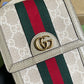 gg Ophidia Mini Bag Beige And White gg Supreme Canvas For Women  7in/17.5cm gg 
