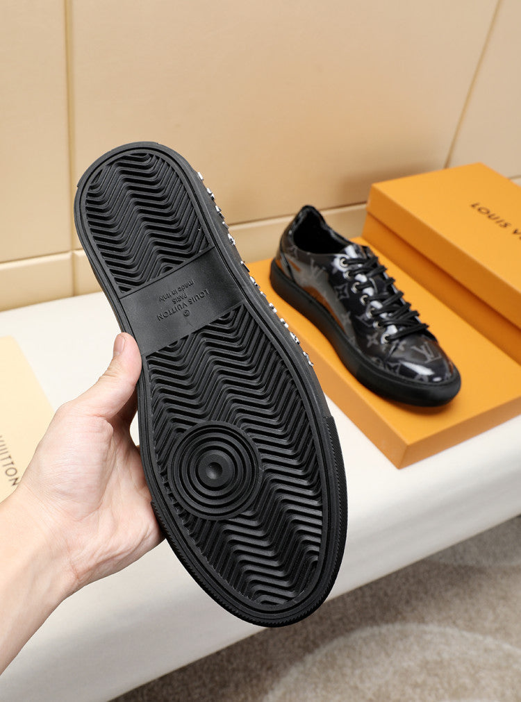 BL - LUV Low BLnogram Black Breathable Sneaker