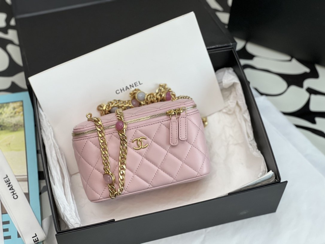 ChanelVanity With Chain Light PiNike For Women, Women’s Bags 6.2in/16cm