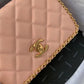 ChanelFlapbag With Chain Light PiNike For Women, Women’s Bags 8.3in/21cm
