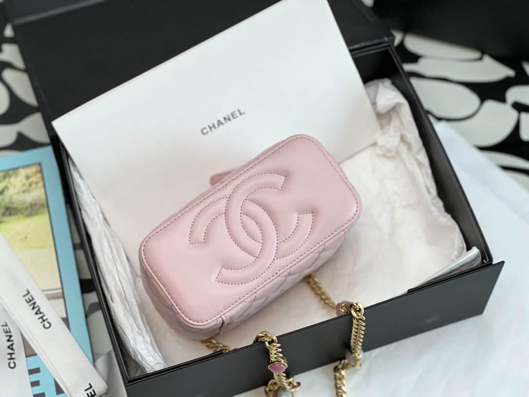ChanelVanity With Chain Light PiNike For Women, Women’s Bags 6.2in/16cm