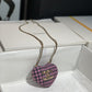 ChanelLong Necklace Bag Black And PiNike For Women, Women’s Bags 3in/7.6cm AB9485 B09330 NK598