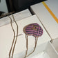 ChanelLong Necklace Bag Black And PiNike For Women, Women’s Bags 3in/7.6cm AB9485 B09330 NK598