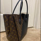 LV Kimono Tote Bag 25cm Monogram Canvas Spring/Summer Collection M41856, Noir