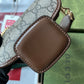 gg Horsebit 1955 Strap Wallet Brown For Women, Women’s Bags 4.7in/12cm gg ‎699760 HUHHG 8565