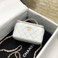 ChanelSmall Vanity Case White For Women, Women’s Bags 5.9in/15cm