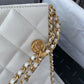 ChanelSmall Shopping Bag White For Women, Women’s Bags 9.1in/23cm