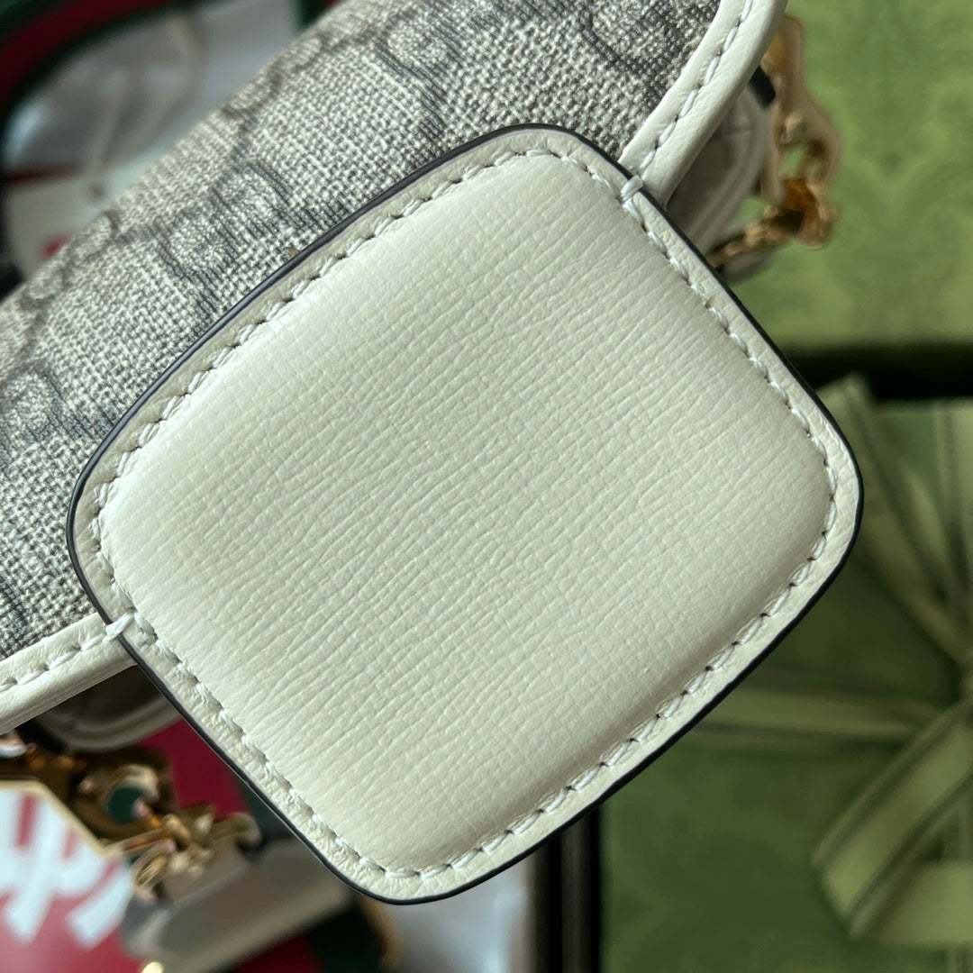 gg Horsebit 1955 Strap Wallet Brown For Women, Women’s Bags 4.7in/12cm gg ‎