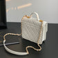 ChanelSmall Flap Bag With Top Handle White For Women, Women’s Bags 8.1in/20.5cm