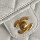 ChanelSmall Flap Bag With Top Handle White For Women, Women’s Bags 8.1in/20.5cm