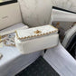 ChanelFlapbag With Chain White For Women, Women’s Bags 8.3in/21cm
