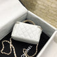 ChanelSmall Vanity Case White For Women, Women’s Bags 5.9in/15cm