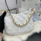 ChanelHobo Handbag White For Women, Women’s Bags 9.4in/24cm