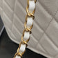 ChanelSmall Flap Bag With Top Handle White For Women, Women’s Bags 8.1in/20.5cm