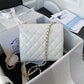 ChanelSmall Floor Pack White For Women, Women’s Bags 7.6in/19.5cm