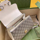 gg Horsebit 1955 Mini Bag White For Women, Women’s Bags 8.7in/22cm gg ‎703848 92TCK 9761