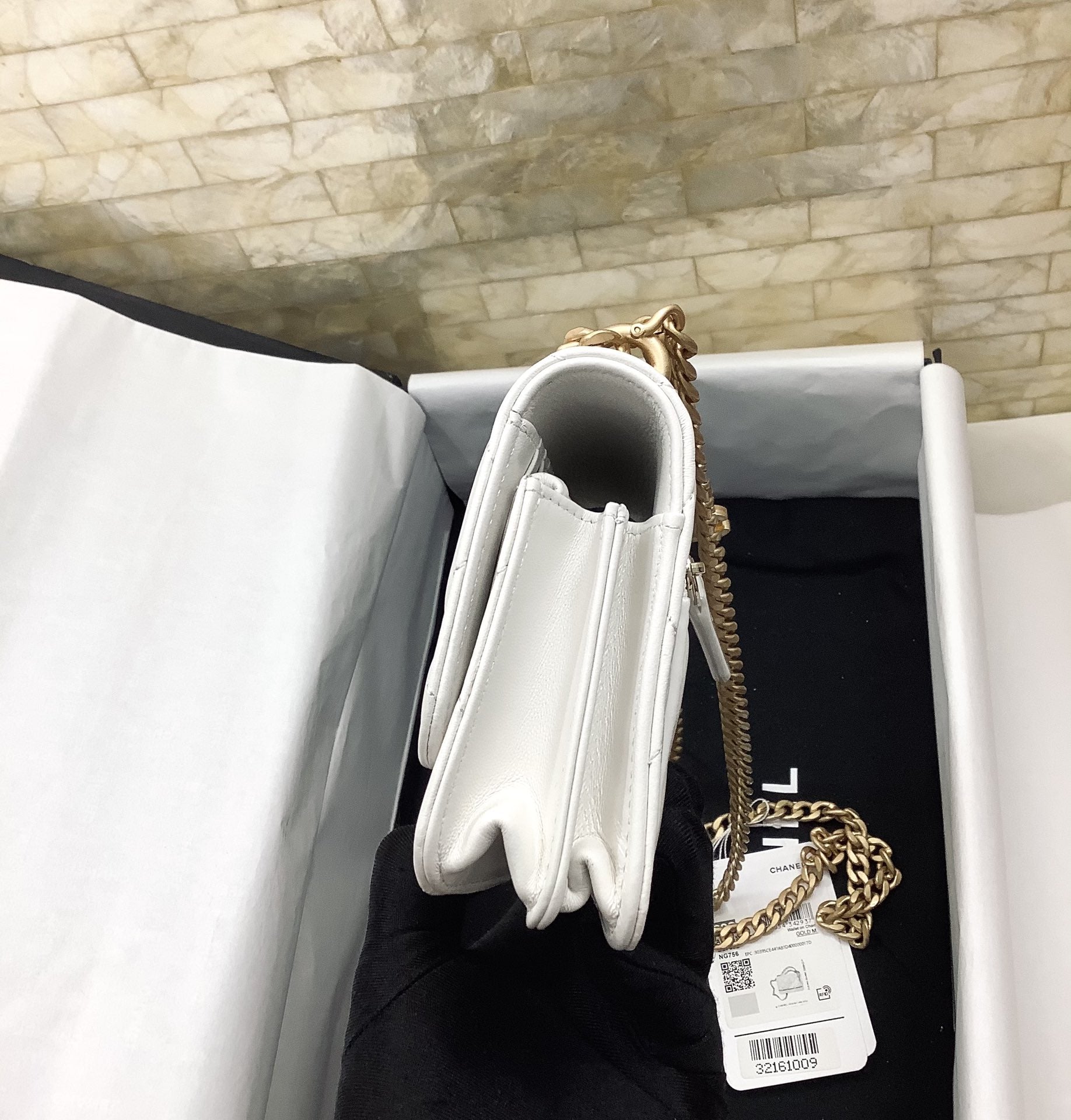 ChanelSpring And Summer 22C White For Women, Women’s Bags 6.1in/15.5cm
