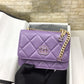 ChanelSpring And Summer 22C Violet For Women, Women’s Bags 6.1in/15.5cm