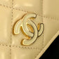 ChanelSpring And Summer 22C Yellow For Women, Women’s Bags 6.1in/15.5cm