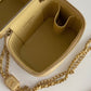 ChanelSmall Vanity With Chain Yellow For Women, Women’s Bags 4.3in/11cm