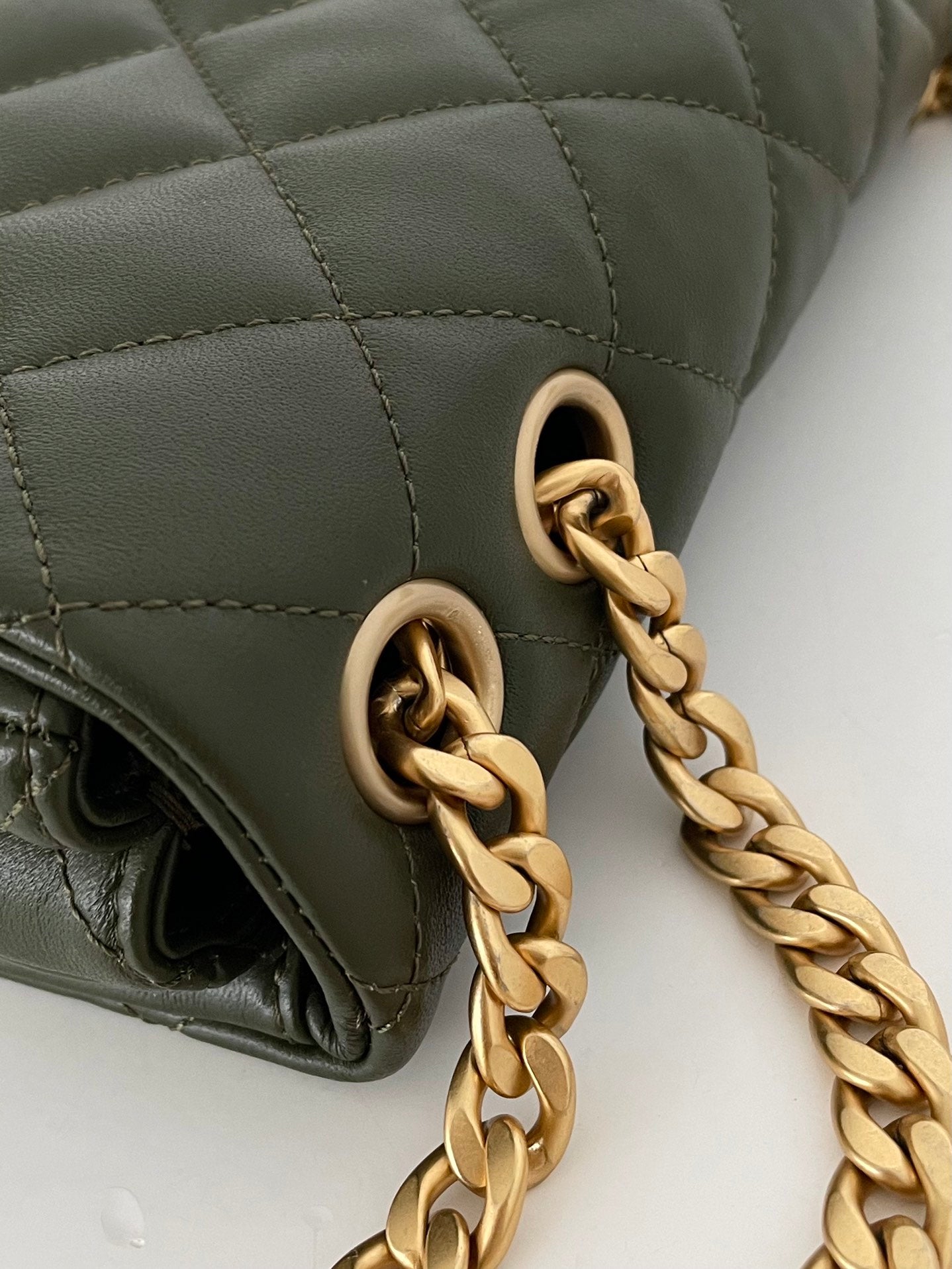 ChanelSmall Flap Bag Green For Women, Women’s Bags 8.7in/22cm