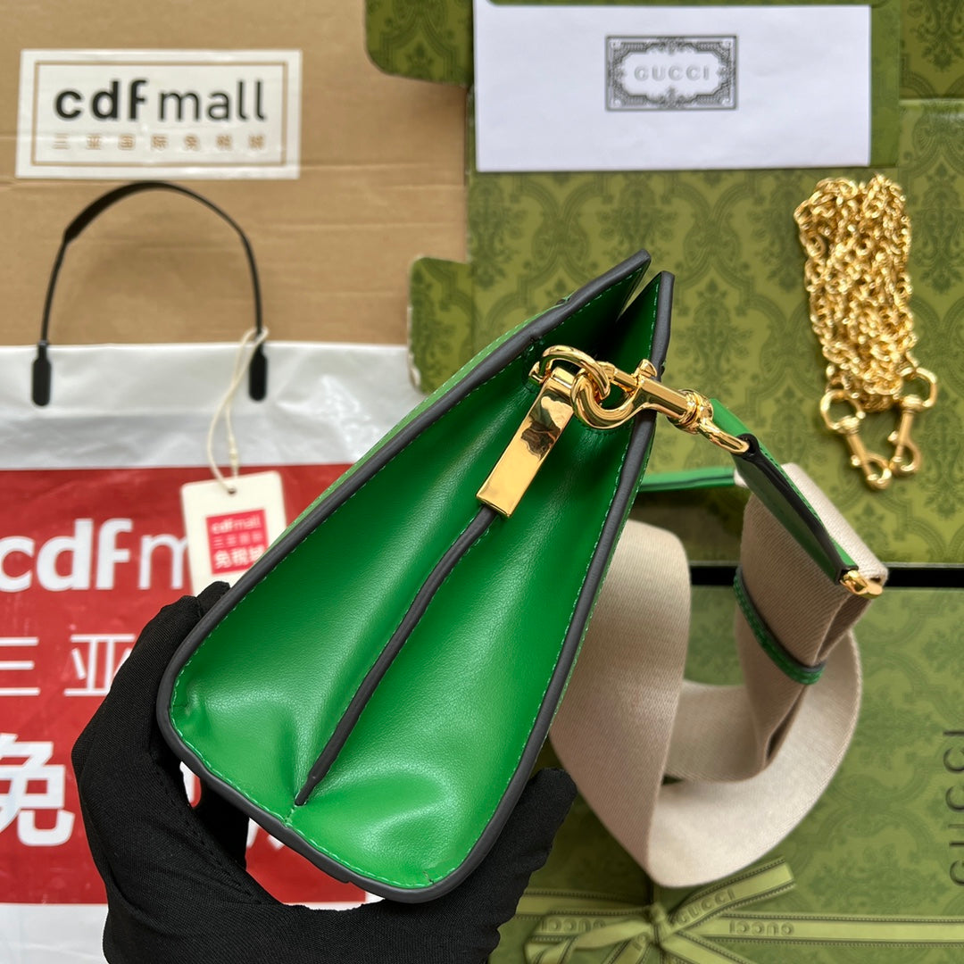 gg Matelassé Small Bag Green For Women, Women’s Bags 10.2in/26cm gg‎