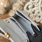CHL Classic Diamond Flap Bag Gray For Women, Women’s Bags 9.1in/23cm