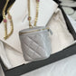ChanelVanity With Chain Gray For Women, Women’s Bags 6.2in/16cm