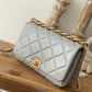 CHL Classic Diamond Flap Bag Gray For Women, Women’s Bags 9.1in/23cm