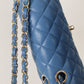 ChanelSmall Classic Handbag Blue For Women, Women’s Bags 9.1in/23cm