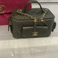 ChanelVanity Bag With Strap Dark Green For Women, Women’s Bags 6.6in/17cm