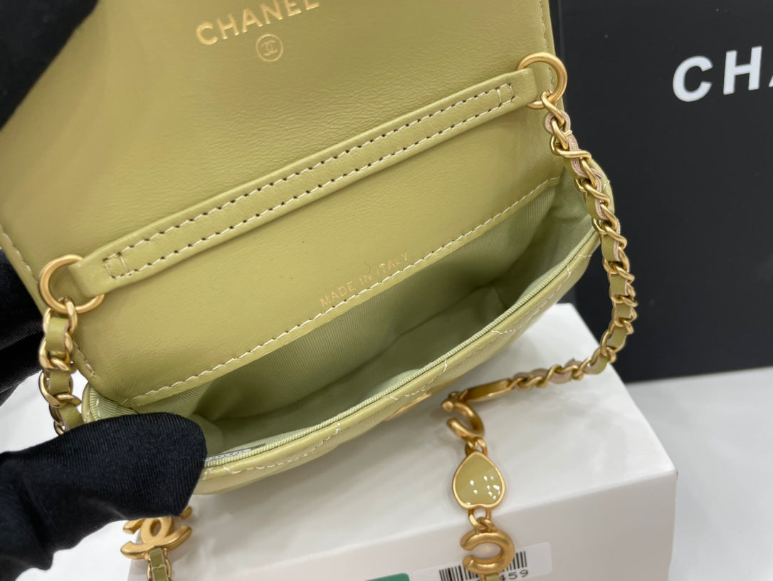 CHL Classic Distressed Green For Women, Women’s Bags 4.7in/12cm