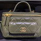 ChanelVanity Bag With Strap Dark Green For Women, Women’s Bags 6.6in/17cm