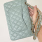 ChanelSmall Classic Handbag Light Green For Women, Women’s Bags 9.1in/23cm