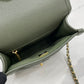 CHL 22K Flap Bag Dark Green For Women, Women’s Bags 8.1in/20.5cm