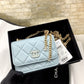 ChanelSpring And Summer 22C Turquoise For Women, Women’s Bags 6.1in/15.5cm