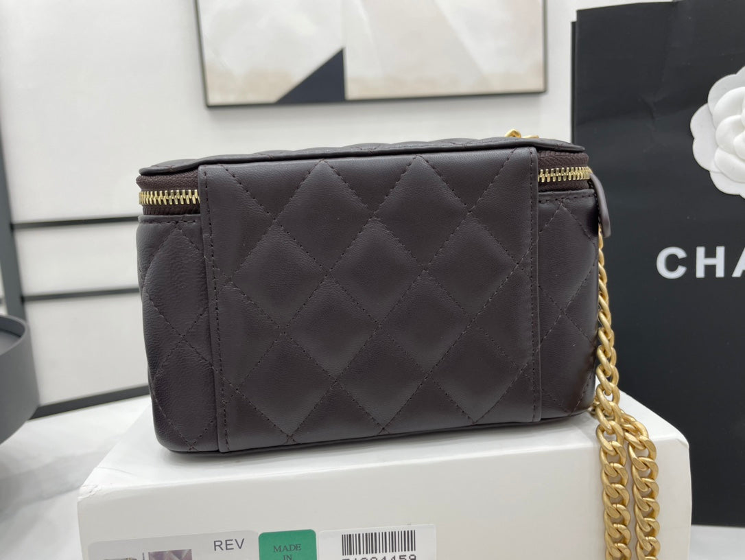 ChanelSmall Vanity Case Purple For Women, Women’s Bags 5.9in/15cm