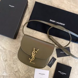 KAIA SMALL SATCHEL IN SMOOTH LEATHER