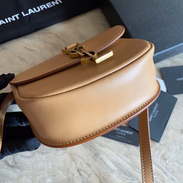 KAIA SMALL SATCHEL IN SMOOTH LEATHER