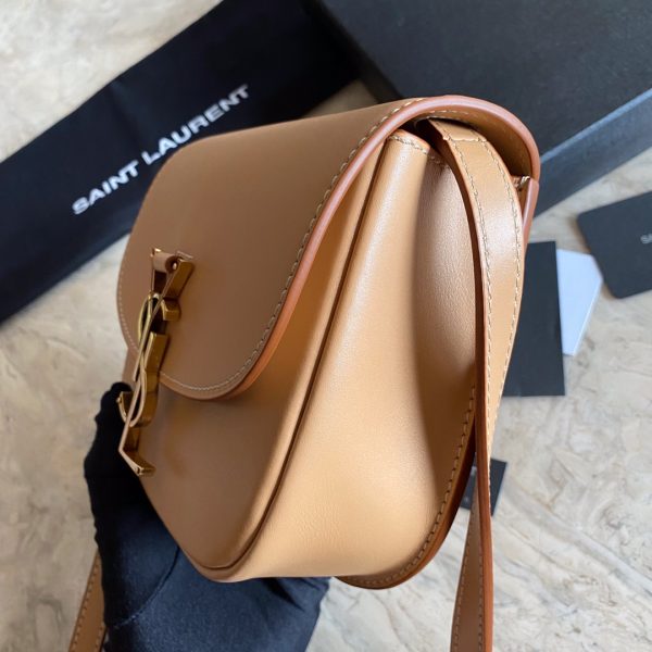 KAIA SMALL SATCHEL IN SMOOTH LEATHER