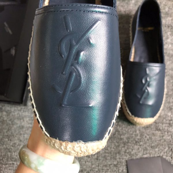 MONOGRAM ESPADRILLES IN METALIZED LAMBSKIN