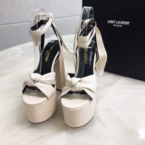 SL BIANCA SANDALS IN SMOOTH LEATHER