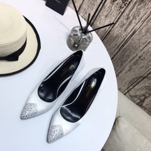 Diamond SLINGBACK PUMPS IN PATENT LEATHER