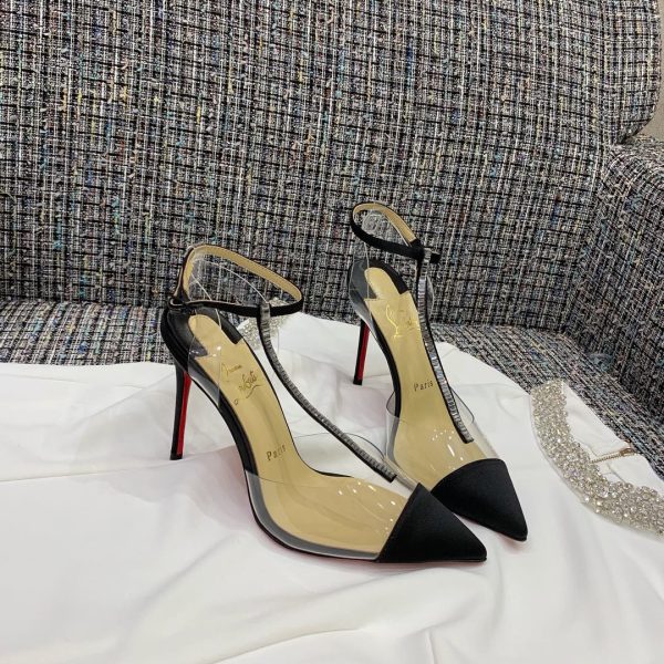 Christian Louboutin Crystal Diamond High Heels