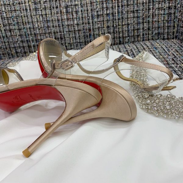 Christian Louboutin Crystal Diamond High Heels