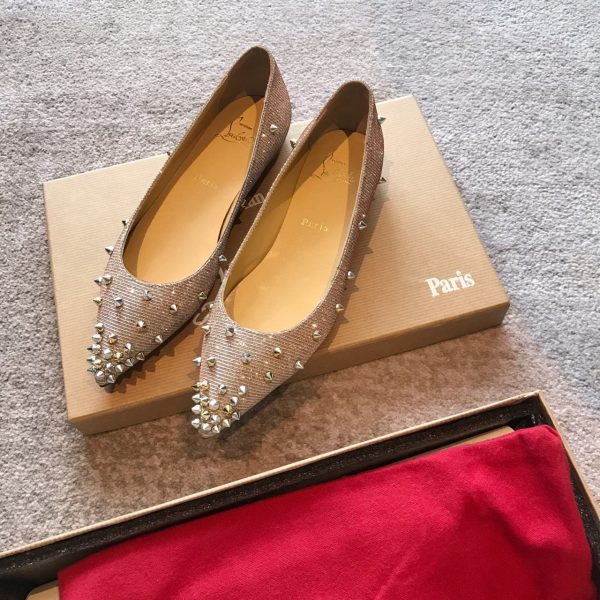 Christian Louboutin Flip Spikes Flats