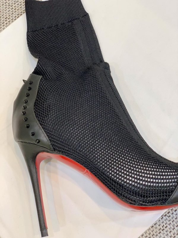 Christian Louboutin Flip Spikes Ankle Boots