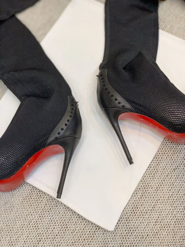 Christian Louboutin Flip Spikes Tall Boots