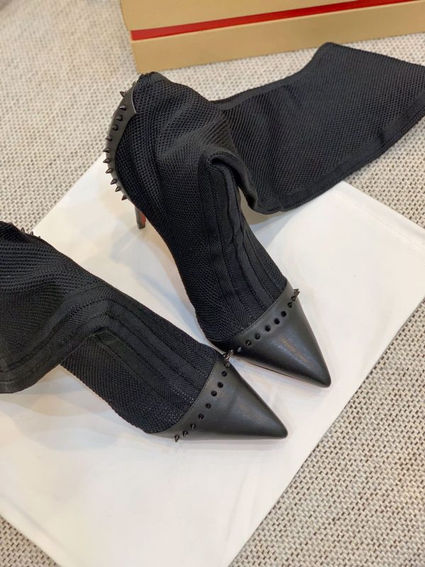 Christian Louboutin Flip Spikes Tall Boots