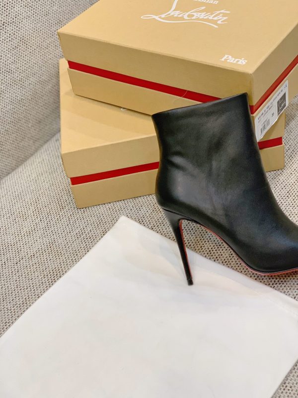 Christian Louboutin Golden Toes Ankle Boots